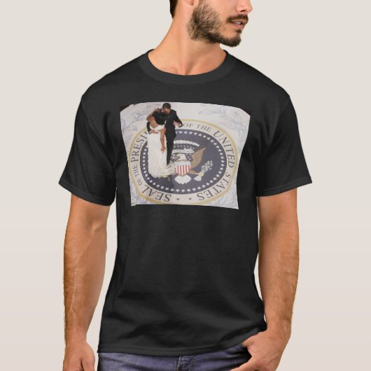 Michelle en Barack Obama T-shirt (Voorkant)