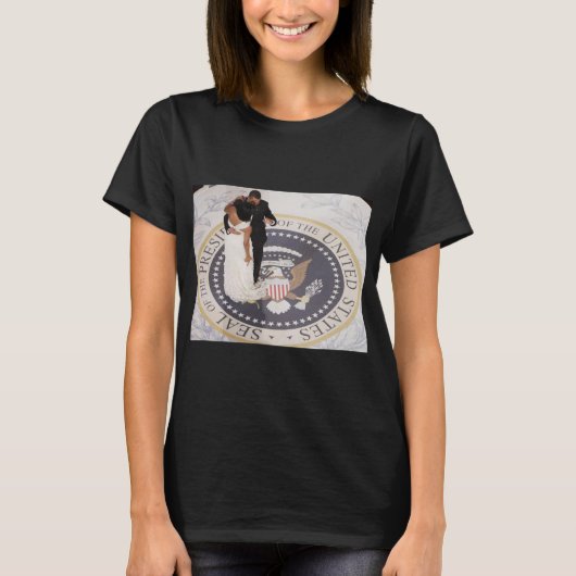 Michelle en Barack Obama T-shirt (Voorkant)