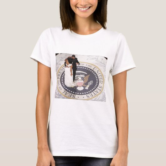 Michelle en Barack Obama T-shirt (Voorkant)