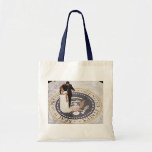Michelle en Barack Obama Tote Bag