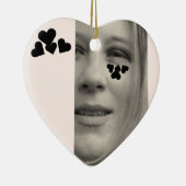 Michelle Heart Herz Keramisch Ornament (Rechts)