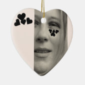 Michelle Heart Herz Keramisch Ornament (Rechts)
