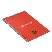 Michelle Heart Peach Notitieboek (Rechterzijde)