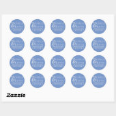 michelle logo ronde sticker (Vel)