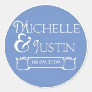 michelle logo ronde sticker