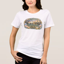 Michelle Mystic Connecticut Vintage Scheepvaart Tri-Blend Shirt