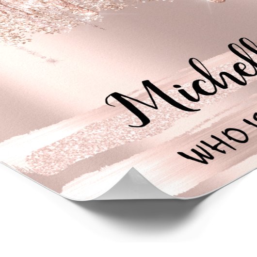 Michelle Naam Betekenis Verjaardag 16e Bruids Koni Poster (Hoek)