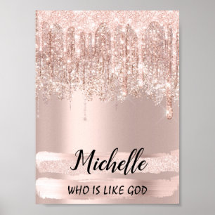 Michelle Naam Betekenis Verjaardag 16e Bruids Koni Poster