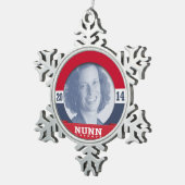 MICHELLE NUNN CAMPAIGN TIN SNEEUWVLOK ORNAMENT (Rechts)