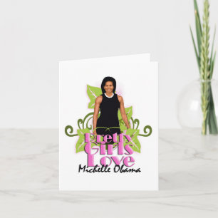Michelle O " Girls Love" Notecard Kaart