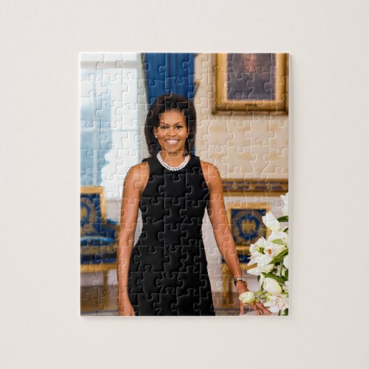 Michelle Obama 110-stukpuzzel Legpuzzel (Verticaal)