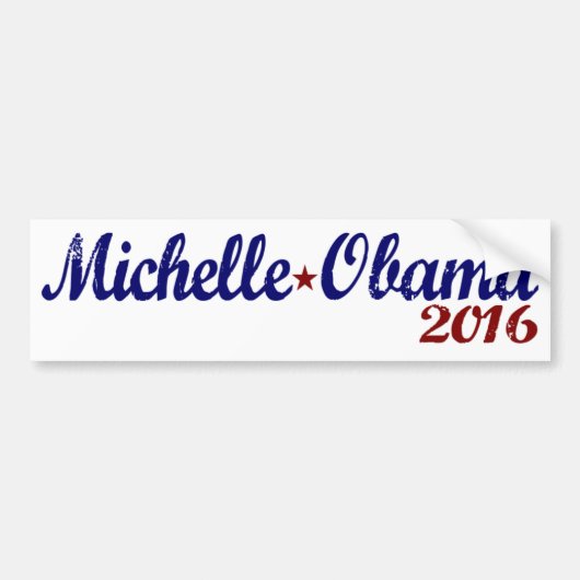 Michelle Obama 2016 Bumpersticker (Voorkant)