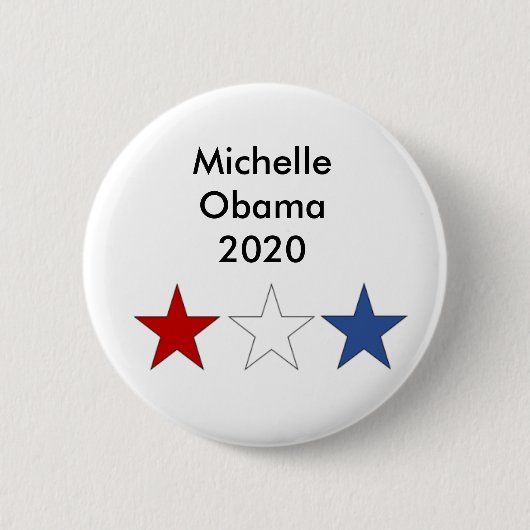 Michelle Obama 2020 Presidentiële Button (Voorkant)