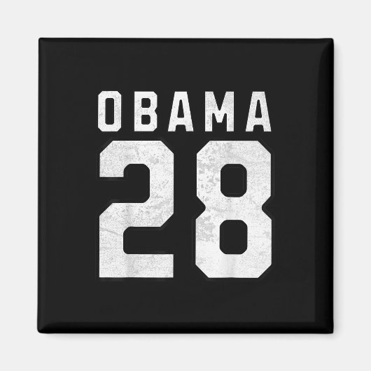 Michelle Obama 2028 voor President nummer 28 Vinta Magneet (Voorkant)