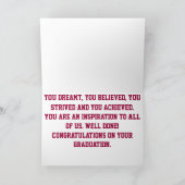 Michelle Obama - Afstuderen Kaart (Binnen)