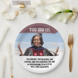 Michelle Obama - Afstuderen Papier Bord YDI