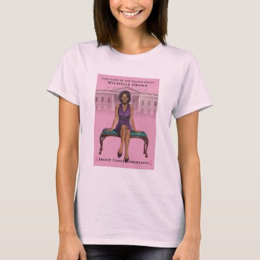 MICHELLE OBAMA_BAWARENESS T-SHIRT (Voorkant)