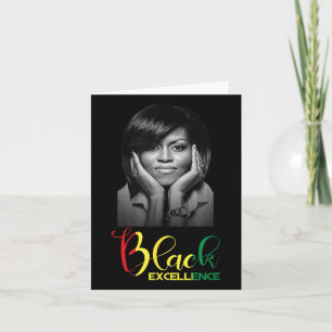 Michelle Obama Black Excellence Black History Mont Kaart