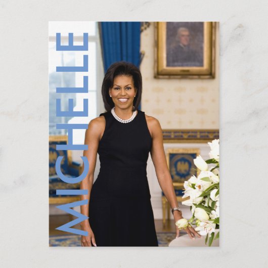 Michelle Obama Briefkaart (Voorkant)