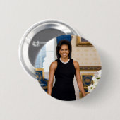 Michelle Obama Button (Voorkant /achterkant)