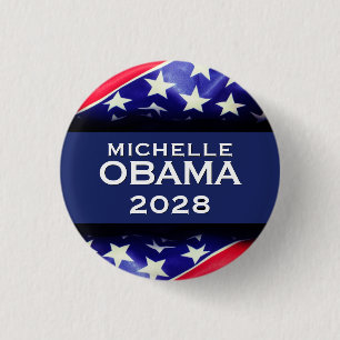 Michelle OBAMA Button 2028