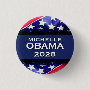 Michelle OBAMA Button 2028