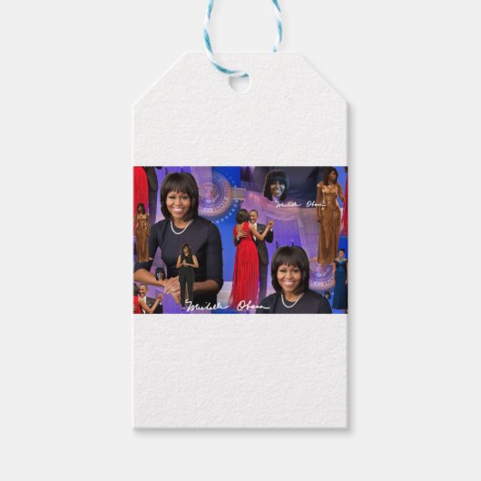 Michelle Obama Cadeaulabel (Voorkant)