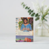 Michelle Obama Climate Change Biodiversity Quote Visitekaartje (Staand voorkant)