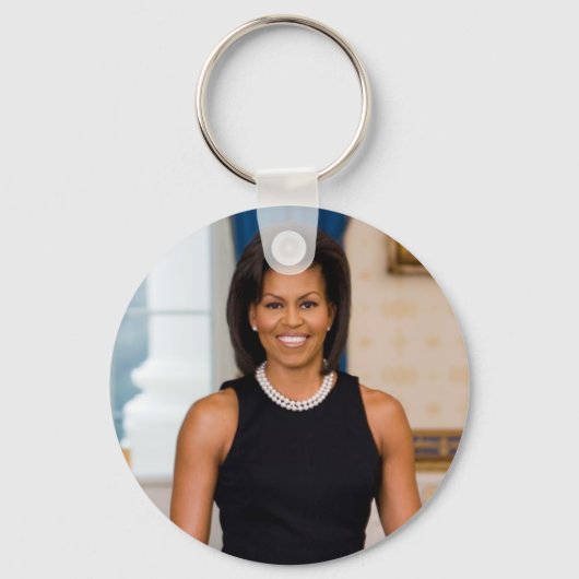 MICHELLE OBAMA Collectors Sleutelhanger (Voorkant)