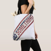 MICHELLE OBAMA DOET 'IETS' Canvas tas (Dichtbij)