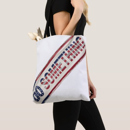 MICHELLE OBAMA DOET 'IETS' Canvas tas (Dichtbij)