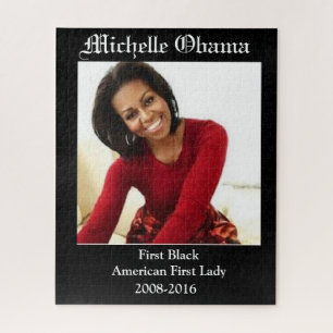 MICHELLE OBAMA EERSTE BLACK EERSTE LADY LEGPUZZEL