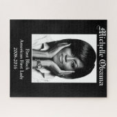 MICHELLE OBAMA EERSTE BLACK FIRST LADY poster Legpuzzel (Horizontaal)