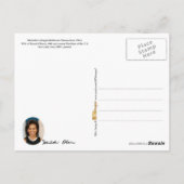 Michelle Obama, First Lady of the U.S. Briefkaart (Achterkant)