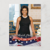 Michelle Obama, First Lady of the U.S. Briefkaart (Voorkant)