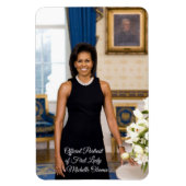 Michelle Obama Flexibele Fotomagneet Magneet (Verticaal)