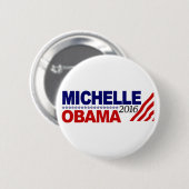 Michelle Obama For President 2016 Ronde Button 5,7 Cm (Voorkant /achterkant)
