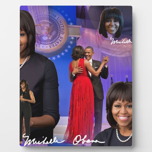 Michelle Obama Fotoplaat (Voorkant)