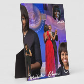 Michelle Obama Fotoplaat (Zijkant)