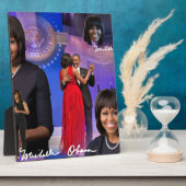 Michelle Obama Fotoplaat (Zijkant)