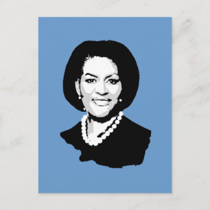 Michelle Obama Gear Briefkaart