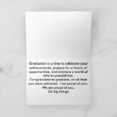 Michelle Obama-Graduation Card Kaart (Binnen)