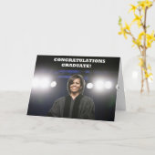 Michelle Obama-Graduation Card Kaart (Gele Bloem)