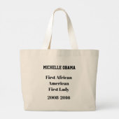 MICHELLE OBAMA handtas (Achterkant)