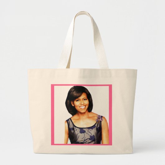 MICHELLE OBAMA-handtas Grote Tote Bag (Voorkant)