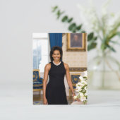 Michelle Obama "Jouw tekst here"-Briefkaart Briefkaart (Staand voorkant)