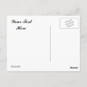 Michelle Obama "Jouw tekst here"-Briefkaart Briefkaart (Achterkant)