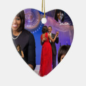 Michelle Obama Keramisch Ornament (Rechts)