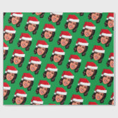MICHELLE OBAMA Kerstmis Cadeaupapier (Vlak)