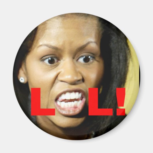 Michelle Obama LOL Magneet (Voorkant)